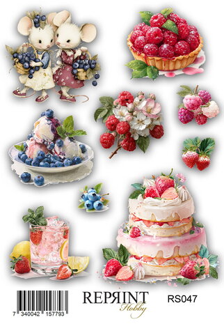 Reprint Summer Garden 10x16cm Stickers (RS047)