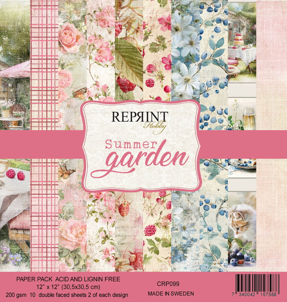 Reprint Summer Garden 12x12 Inch Paper Pack (CRP099)