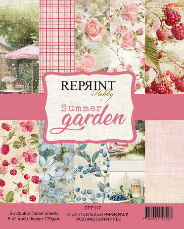 Reprint Summer Garden 6x6 Inch Paper Pack (RPP117)