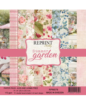 Reprint Summer Garden 8x8 Inch Paper Pack (RPM078)