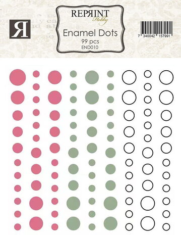 Reprint Summer Garden Enamel Dots (99pcs) (END010)
