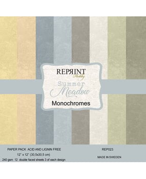 Reprint Summer Meadow 12x12 Inch Cardstock (REP023)