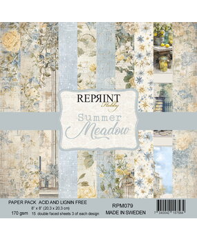 Reprint Summer Meadow 8x8 Inch Paper Pack (RPM079)