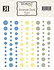 Summer Meadow Garden Enamel Dots (99pcs) (END011)
