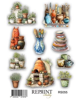 Reprint The Pottery 10x16cm Stickers (RS055)