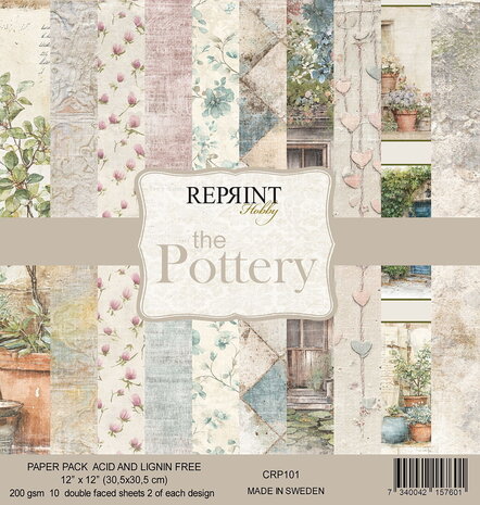 Reprint The Pottery 12x12 Inch Paper Pack (CRP101)