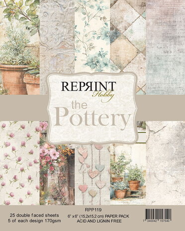Reprint The Pottery 6x6 Inch Paper Pack (RPP119)