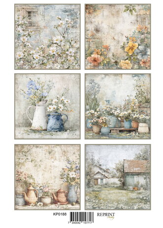 Reprint The Pottery A4 Cutouts (KPA4124)