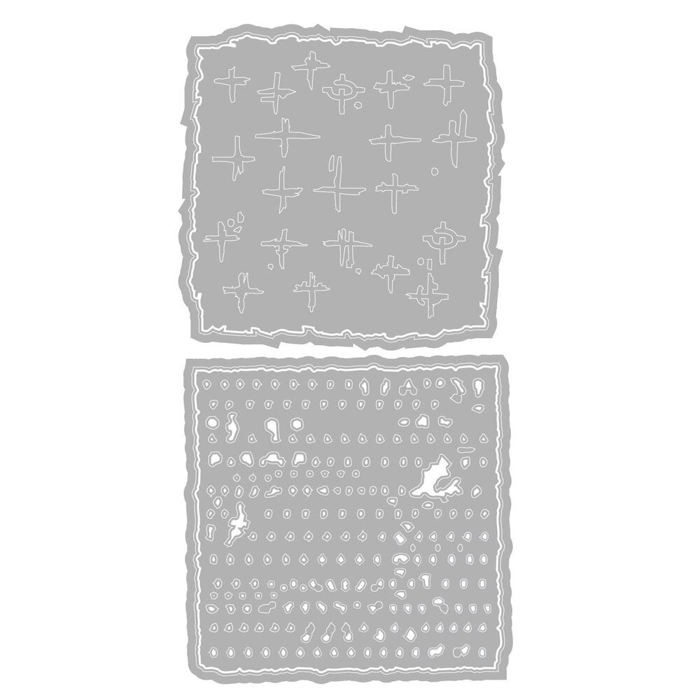 Sizzix Thinlits Die Set Paper Cutz #2 (4pcs) by Seth Apter (667053)