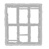 Sizzix Thinlits Die Set w/Clear Stamps Viewfinder (2+6pcs) by Seth Apter (667054)