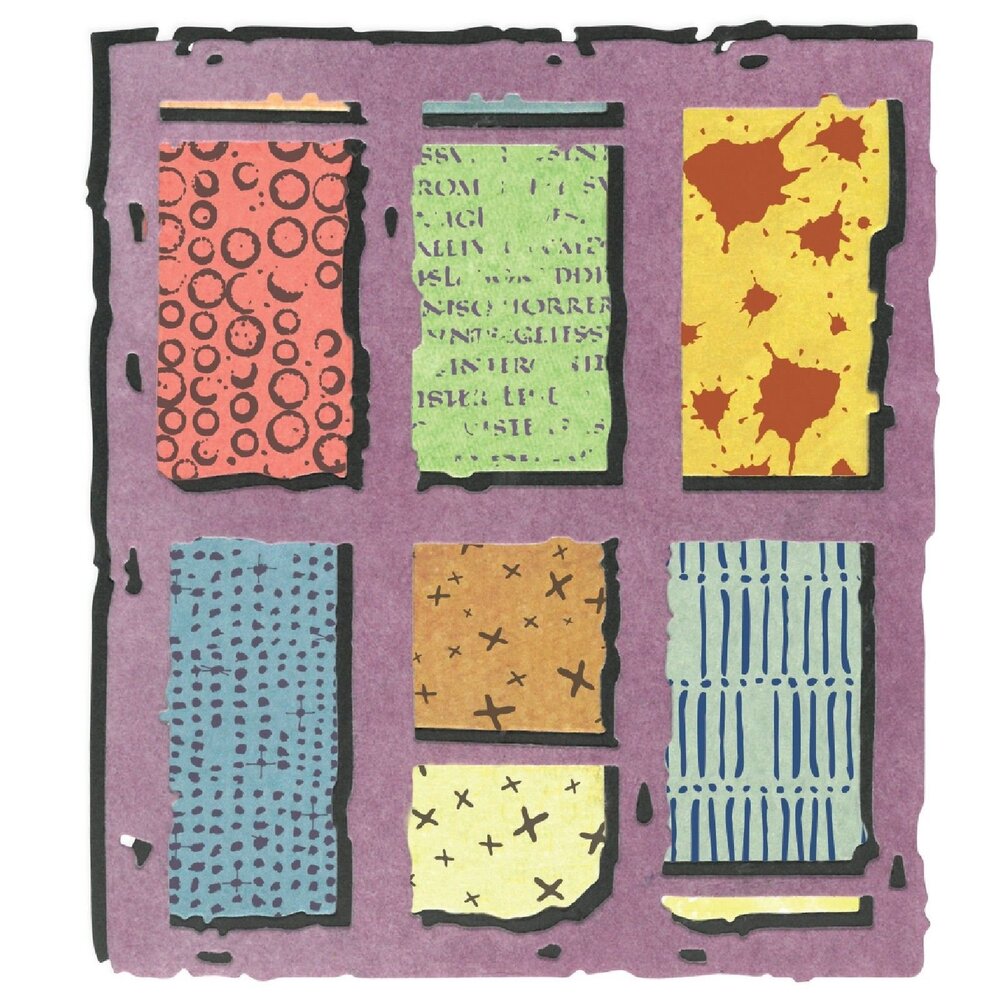 Sizzix Thinlits Die Set w/Clear Stamps Viewfinder (2+6pcs) by Seth Apter (667054)