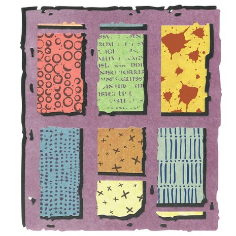 Sizzix Thinlits Die Set w/Clear Stamps Viewfinder (2+6pcs) by Seth Apter (667054)