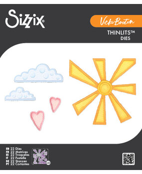 Sizzix Thinlits Die Set Sunny Days (22pcs) by Vicki Boutin (667163)