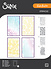 A5 Stencil Stitched Florals (4pcs) by Vicki Boutin (667162)