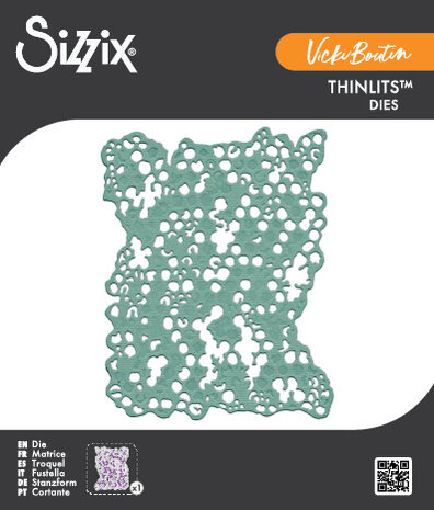 Sizzix Thinlits Die Set Bubble Wrap Background (1pcs) by Vicki Boutin (667084)
