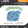 Sizzix Clear Stamps Set w/Framelits Die Floral Bouquet (5+2pcs) by Vicki Boutin (667082)