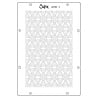 Sizzix A6 Stencil Background Textures (4pcs) by Vicki Boutin (667083)