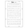 Sizzix A5 Stencil Words and Numbers (4pcs) by Vicki Boutin (667161)