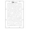 Sizzix A5 Stencil Stitched Florals (4pcs) by Vicki Boutin (667162)
