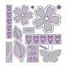 Sizzix Thinlits Die Set Stitched Floral (17pcs) by Vicki Boutin (667164)