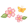 Sizzix Thinlits Die Set Stitched Floral (17pcs) by Vicki Boutin (667164)
