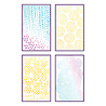 Sizzix A5 Stencil Stitched Florals (4pcs) by Vicki Boutin (667162)