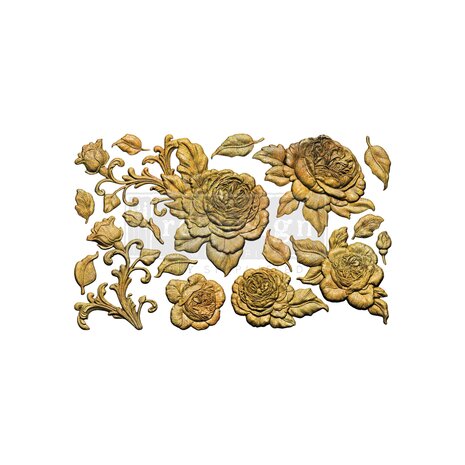 Re-Design with Prima Rosewood Romance 5x8 Inch Decor Moulds (682750)