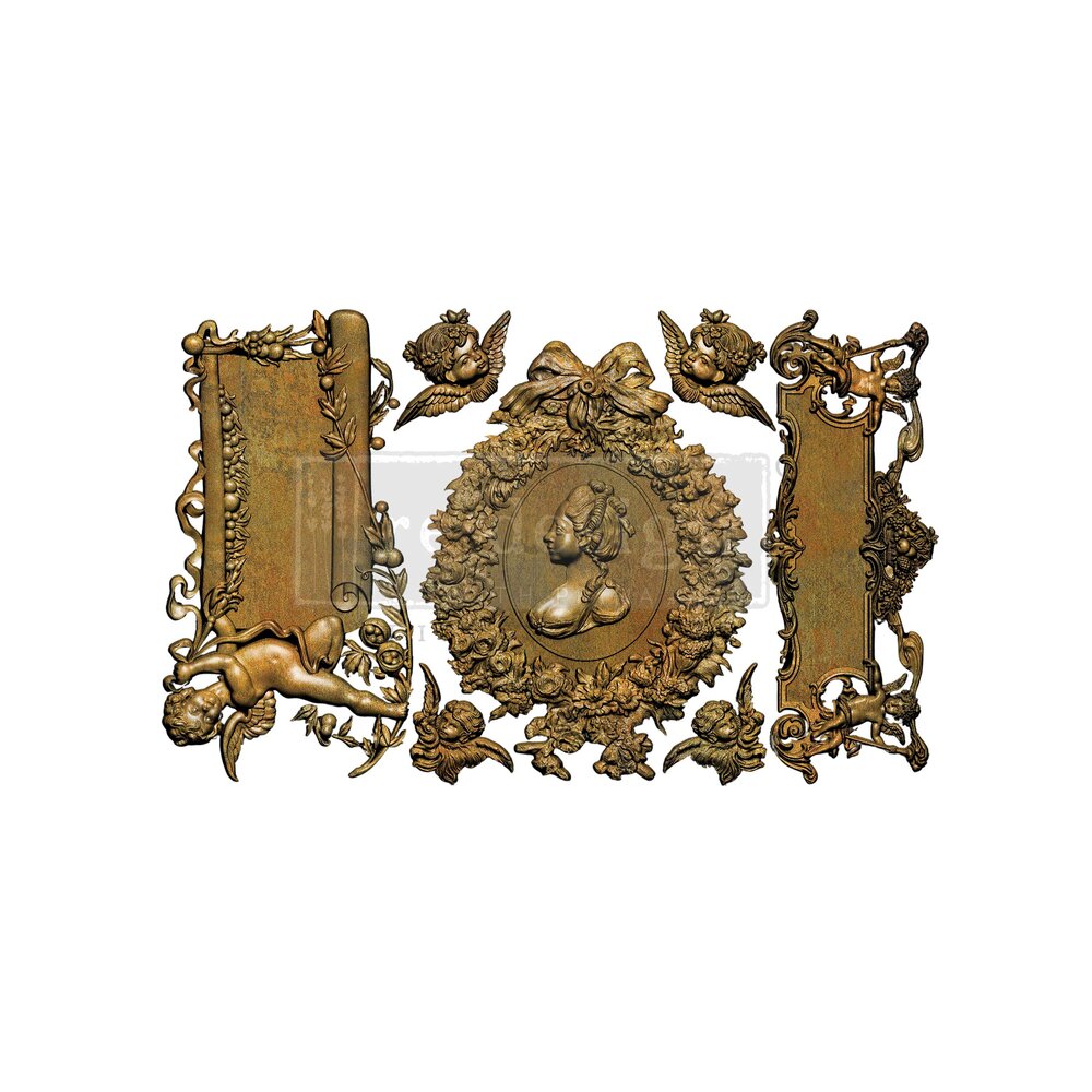 Re-Design with Prima Ombres Florales 5x8 Inch Decor Moulds (682835)