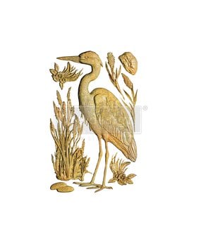 Re-Design with Prima Feathered Stillness 5x8 Inch Decor Moulds (682941)