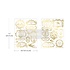 Chant Du Matin 8,5x11 Inch H2O Transfers Gold (2pcs) (682774)