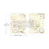 Re-Design with Prima Chant Du Matin 8,5x11 Inch H2O Transfers Gold (2pcs) (682774)