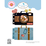 Elizabeth Craft Designs Destination Fun Die Camera and Suitcase Build a Book by Cute & Whimsical (2354)