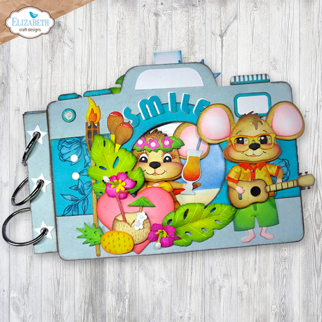 Elizabeth Craft Designs Destination Fun Die Aloha Accessories by Cute & Whimsical (2355)
