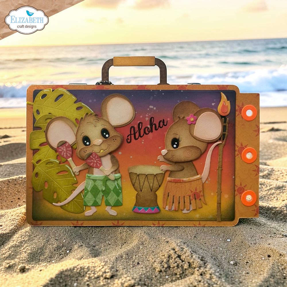 Elizabeth Craft Designs Destination Fun Die Aloha Accessories by Cute & Whimsical (2355)
