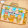 Elizabeth Craft Designs Destination Fun Die Aloha Accessories by Cute & Whimsical (2355)