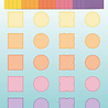Studio Light Happy and Bright Card Shapes for 152x152mm Cards Essentials Card Making Pad (SL-ES-CMP30)