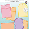 Studio Light Happy and Bright Card Shapes for 127x178mm Cards Essentials Card Making Pad (SL-ES-CMP29)