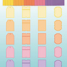Studio Light Happy and Bright Card Shapes for 127x178mm Cards Essentials Card Making Pad (SL-ES-CMP29)
