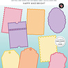 Studio Light Happy and Bright Card Shapes for 105x148mm Cards Essentials Card Making Pad (SL-ES-CMP28)