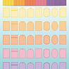 Studio Light Happy and Bright Card Shapes for 105x148mm Cards Essentials Card Making Pad (SL-ES-CMP28)