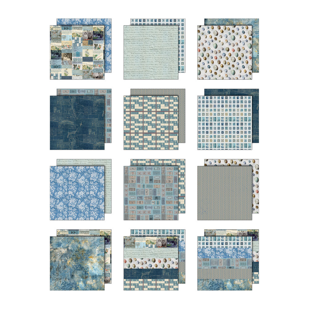Idea-ology Palette Collection 12x12 Inch Blue (TH94463)