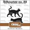 Crealies Silhouetzz Dies Cats Standing (CLSH22)