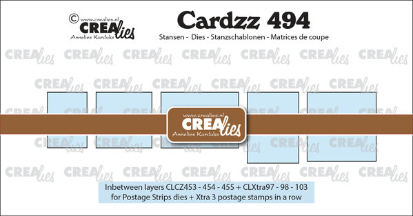 Crealies Cardzz Dies Inbetween Layers for CLCZ 453, 454, 455 & X-tra 97, 98, 103 (CLCZ494)