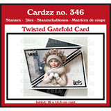 Crealies Cardzz Dies Twisted Gatefold Card (CLCZ346)