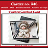 Crealies Cardzz Stansen Twisted Gatefold Card (CLCZ346)