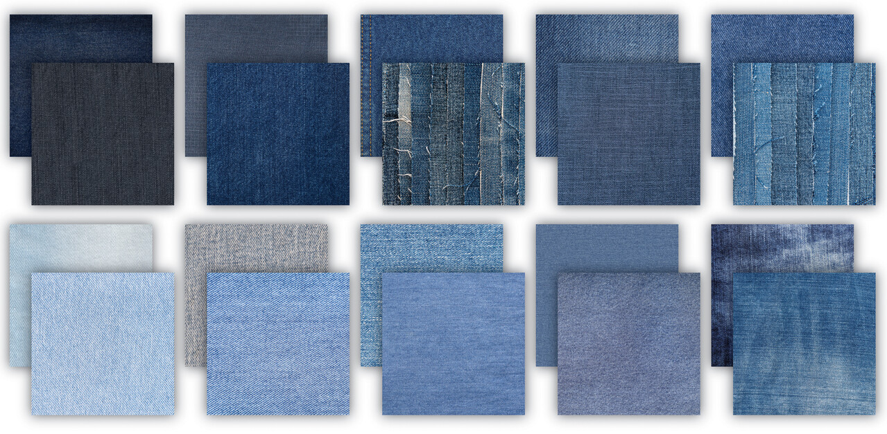 Craft Consortium Essential Craft Papers 6x6 Inch Paper Pad Denim Textures (CCEPAD044B)