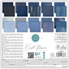 Craft Consortium Essential Craft Papers 6x6 Inch Paper Pad Denim Textures (CCEPAD044B)