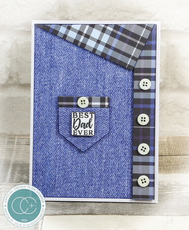 Craft Consortium Essential Craft Papers 6x6 Inch Paper Pad Denim Textures (CCEPAD044B)