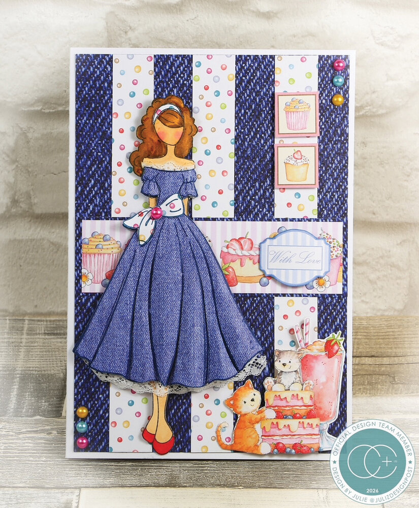 Craft Consortium Essential Craft Papers 6x6 Inch Paper Pad Denim Textures (CCEPAD044B)