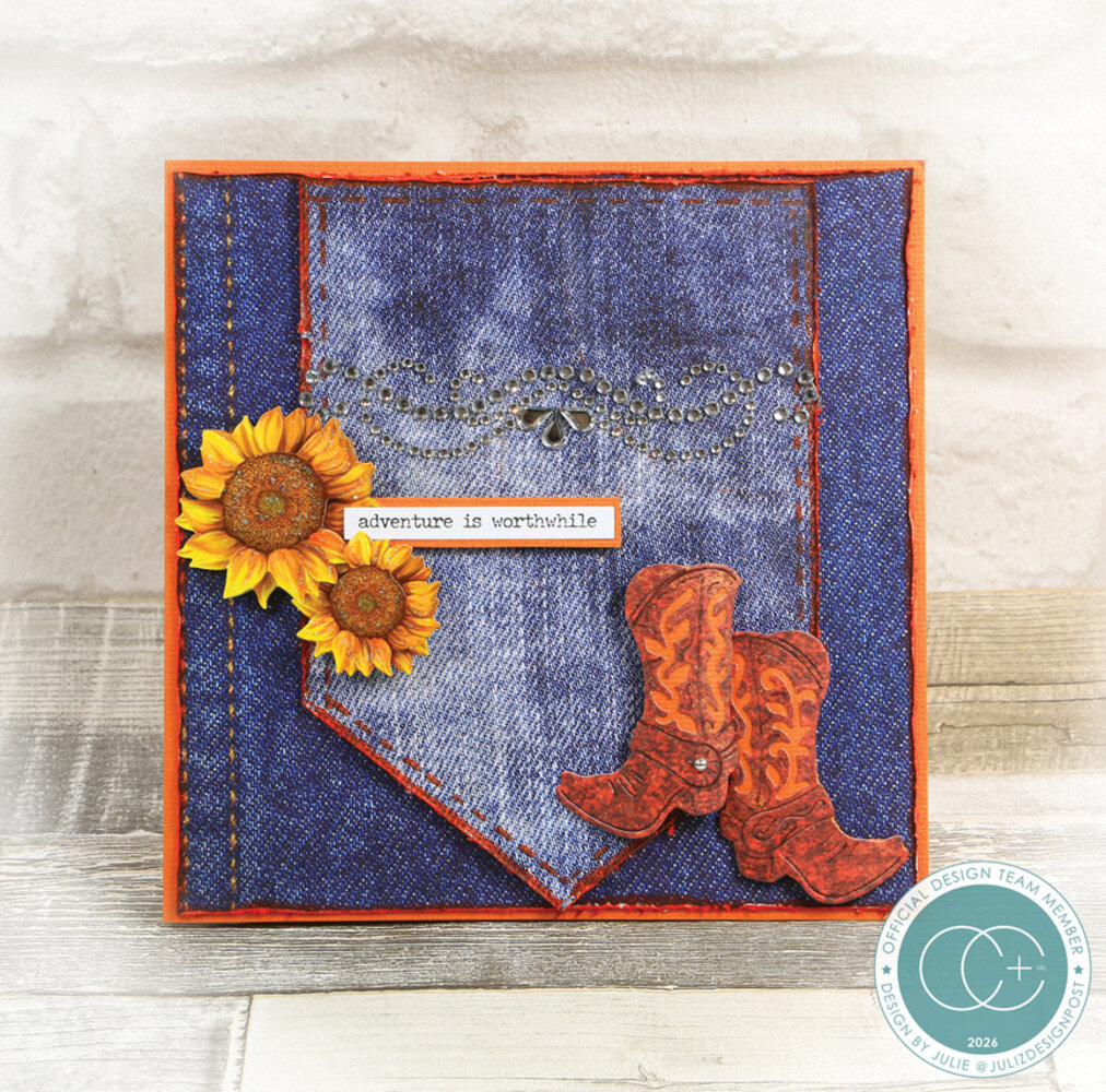 Craft Consortium Essential Craft Papers 12x12 Inch Paper Pad Denim Textures (CCEPAD044)